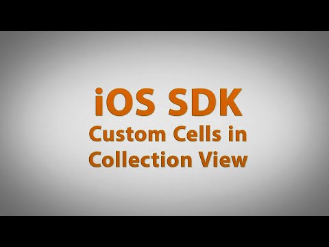 iOS SDK Custom Cells in Collection View