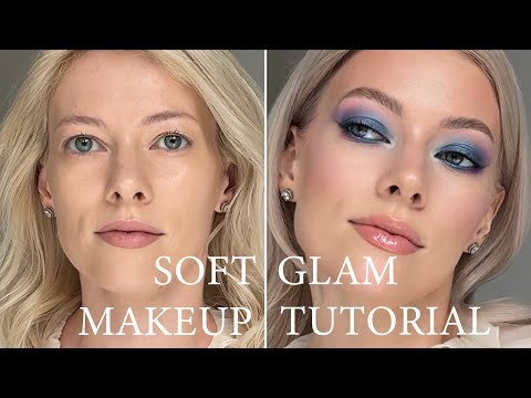 Soft Glam Tutorial | Spring Blue & Pink Smokey Eye