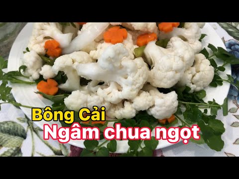 Cách Làm Bông Cải Chua Ngọt Giòn Rụm