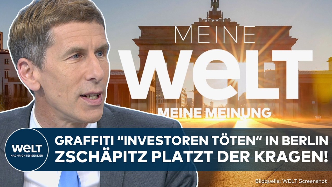 MEINE MEINUNG: "Investoren töten" als Graffiti in Berlin! Zschäpitz klärt auf! Hauptstadt am Abgrund