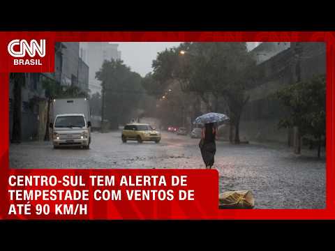 Tempestades ameaçam Centro-Sul do Brasil com ventos de até 90 km/h | CNN NOVO DIA
