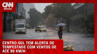 Vídeo: Tempestades ameaçam Centro-Sul do Brasil com ventos de até 90 km/h | CNN NOVO DIA