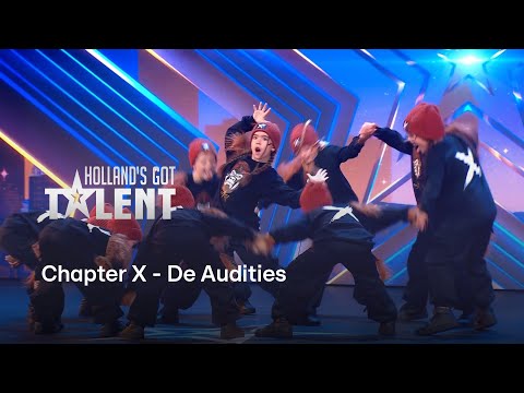 Deze JONGE HIPHOP-CREW Chapter X pakt 4 keer JA tijdens de audities! | Holland's Got Talent