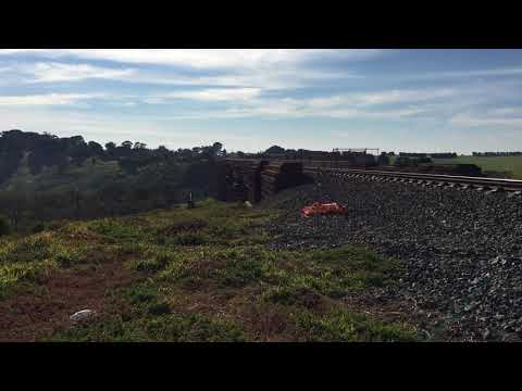 The overland at the Moorabool viaduct