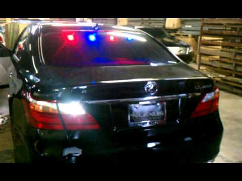 Diplomatic Vehicle Lexus LS460L Done by JM Mobile Fleet Police & Emergency Vehicle Supply
