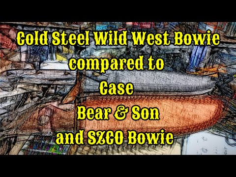 (764) Cold Steel Wild West Bowie comparison
