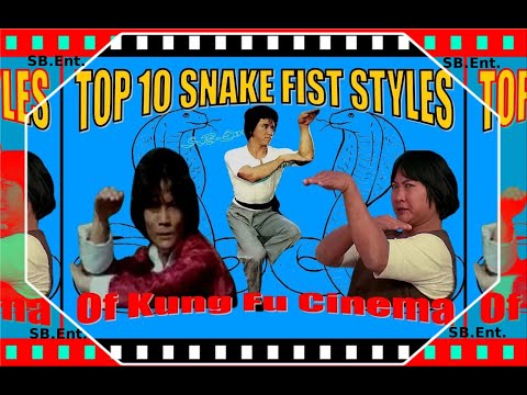 Top Ten Snake Fist Fighters In Kung Fu Cinema.