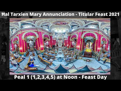 Mota 1 f'12:00pm (2021 - 1,2,3,4,5) - Tarxien Marija Annunzjata - Festa Titulari - 5 Qniepen