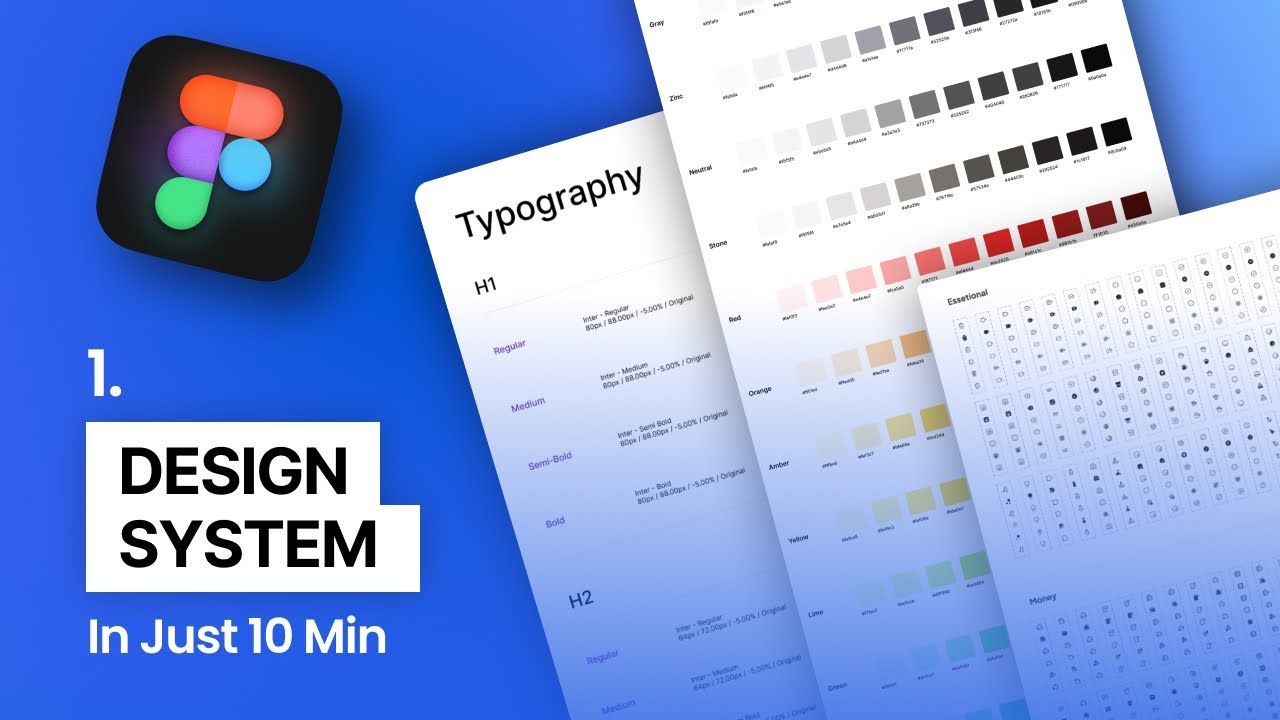 Create a Full Design System in Figma In Just 10 Minutes | SaaS Series - 01
