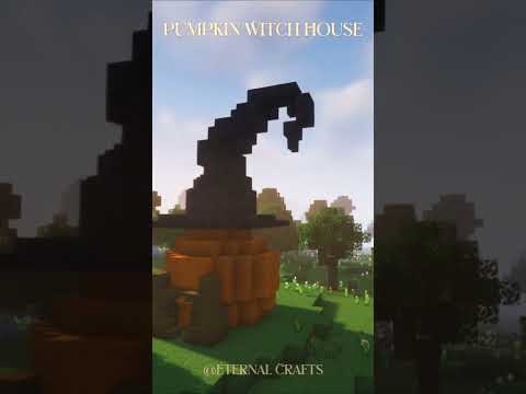 Minecraft  Witch House 🎃 | #minecraft #shorts #satisfying