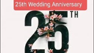 Happy 25th Wedding Anniversary wishes, Silver Jubilee Anniversary SMS,Text Message,Greetings