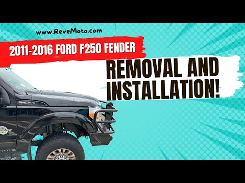 How to Remove & Install a Ford F-250 Fender (2011–2016) Step-by-Step