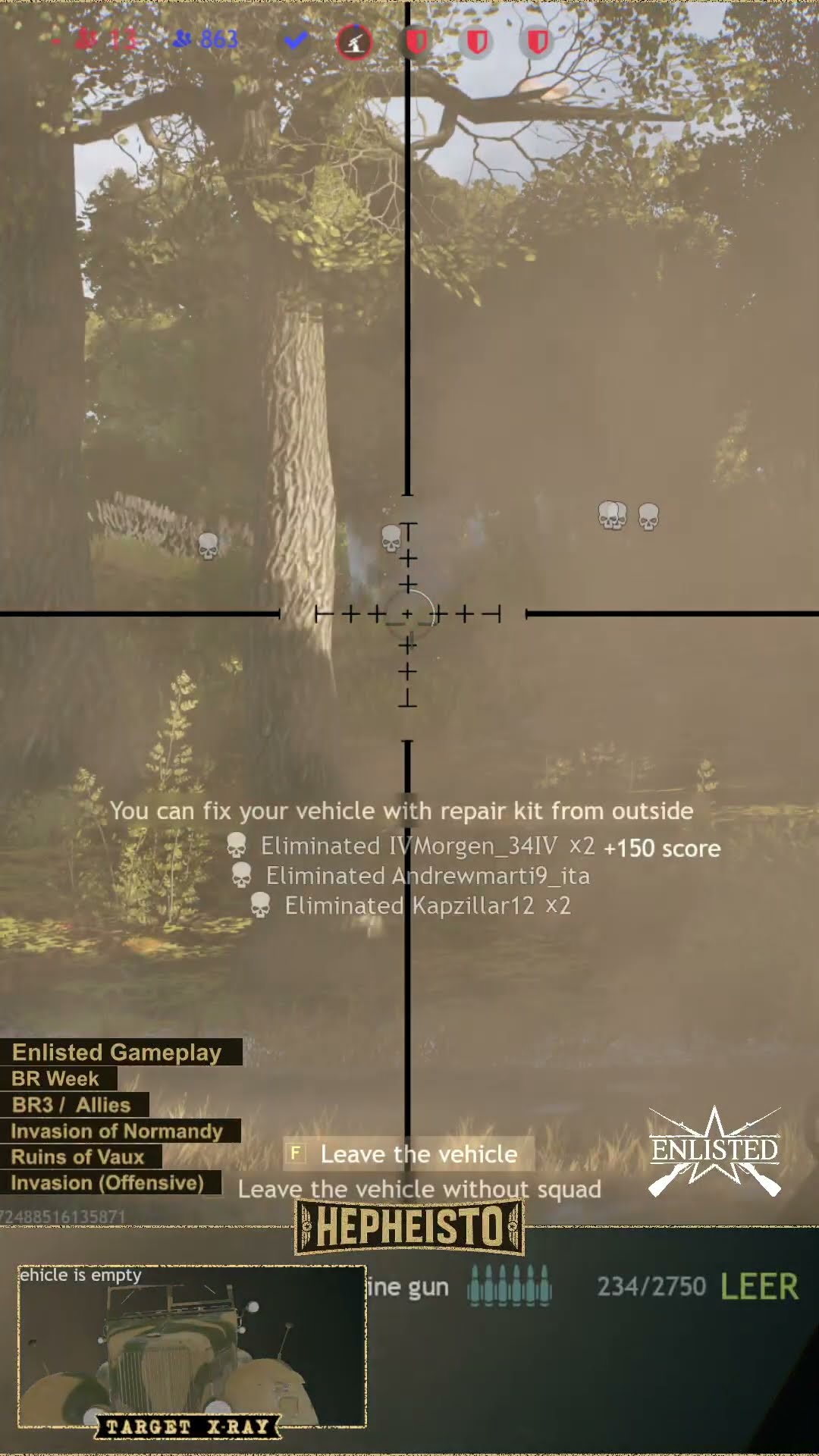 Tanker eliminates Panzer IV G with 75mm M3 Cnnon