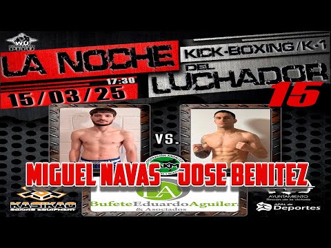 Miguel Navas VS Jose Benitez    Pelea completa K1