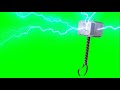 Green Screen Catching Thor S Hammer Mjolnir Effect