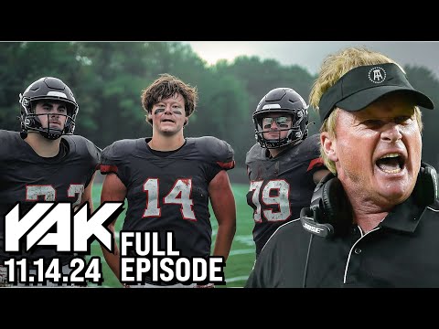 Jon Gruden Gives Everyone Football Grades on His First Day at Barstool | The Yak 11-14-24