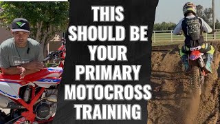 What should your main focus be when training for motocross