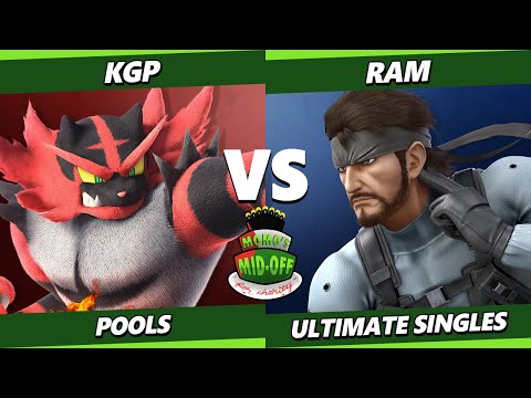 Momo's Mid-Off - KGP (Incineroar) Vs. ram (Snake) SSBU Ultimate Tournament
