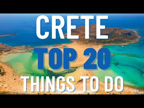 Crete Greece - 4K Drone Aerial Cinematic Vlog - Top 20 Best Things To Do - Chania and Best Beaches