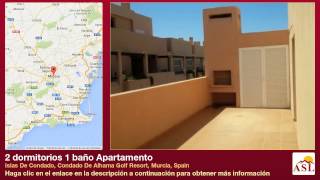 preview picture of video '2 dormitorios 1 baño Apartamento en Islas De Condado, Condado De Alhama Golf Resort, Murcia'