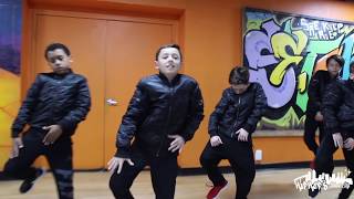 Two Step Full Video: 13 and under Mighty Shock SD takes on the Jabbawockeez Two Step Challenge