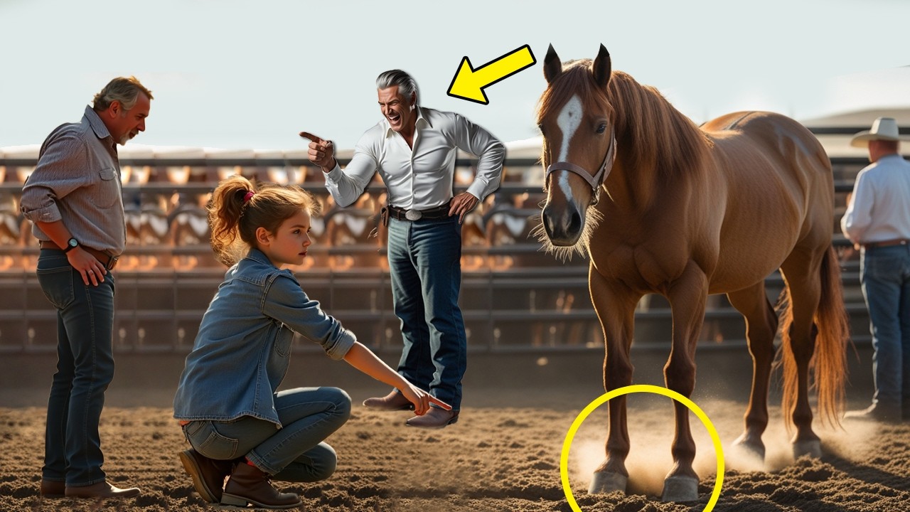 Girl Tells Father to Bid on a Horse with Special Hoof Mark—He Buys It and Defeats His Lifelong Rival