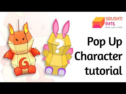 Pop Up Character Tutorial by Srushti Patil