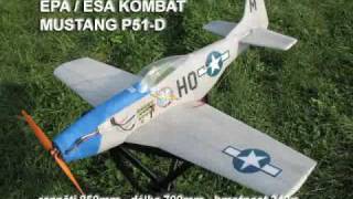 preview picture of video 'P51D Mustang - EPAcombat - zálet'