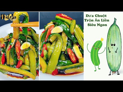 , title : 'Dưa Chuột Sốt Mè Tỏi Ớt | Món Chay|Vegan Food| Eatclean | Cucumber Recipe | VietNameseFood| NhaCoSen'