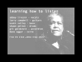 Learning how to listen- Abbey Lincoln
