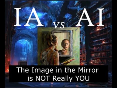 IA vs AI - The Image in the Mirror Is NOT Really You