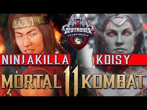 NINJAKILLA VS KOISY (BATTLE OF ELDER GODS) - Destroyer's Championship Final - MK11