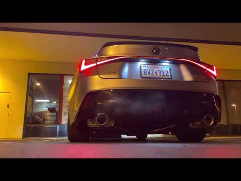 2021 Is 350 F Sport with Invidia q300 axle-back. (See updated video with mid-pipe)