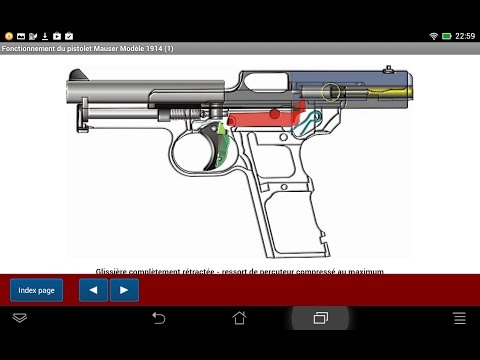 Pistolet Mauser 1914 expliqué Video