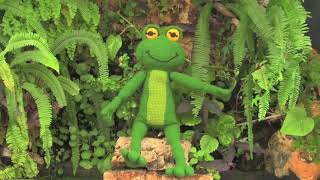 La ranita Tita saluda a Lola y Ana