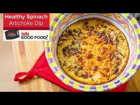 Healthy Spinach Artichoke Dip