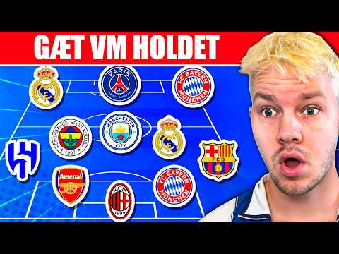 Gæt VM 2026 holdet ud fra spillernes klubber!