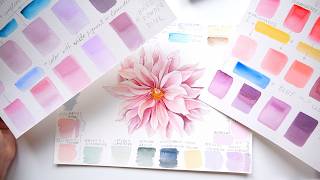 How to Mix the Perfect Powder Pink Watercolor Shades Without Buying New Paints?