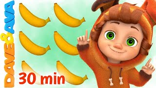 📚 One Banana Two Bananas and More Baby Songs | Nursery Rhymes by Dave and Ava 📚