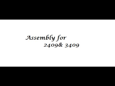Assembly for 2409 & 3409