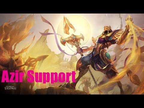League of Legends- Azir Support- Full Game Commentary