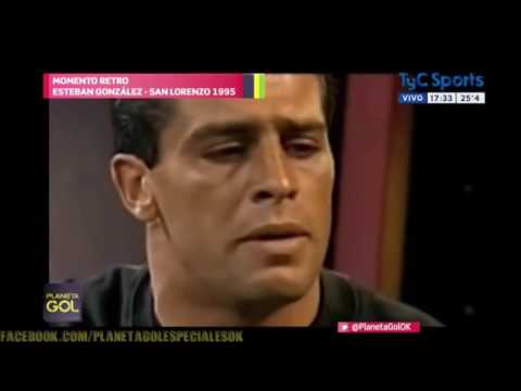 Momento retro "regalo del cielo" esteban gonzalez planeta gol