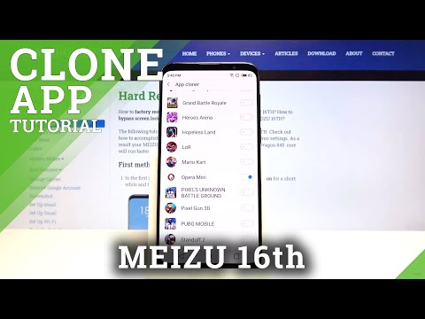 How to Clone Applications in Meizu 16th – Create Clone of an App