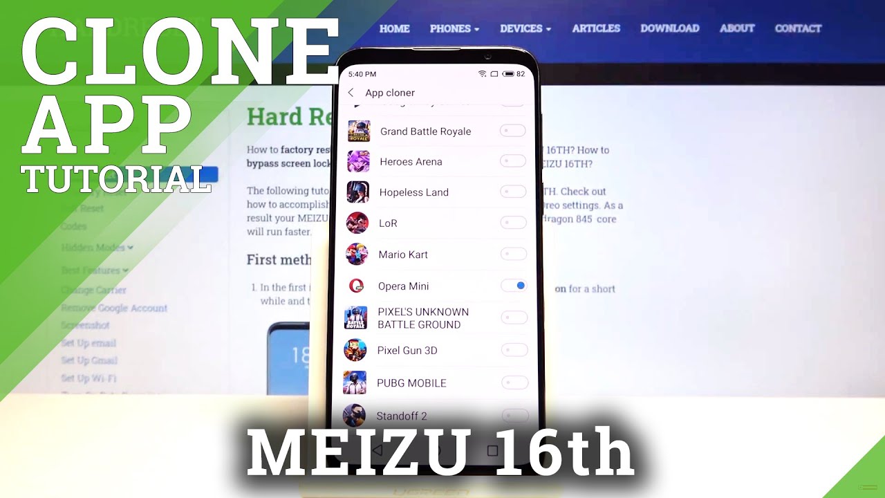How to Clone Applications in Meizu 16th – Create Clone of an App