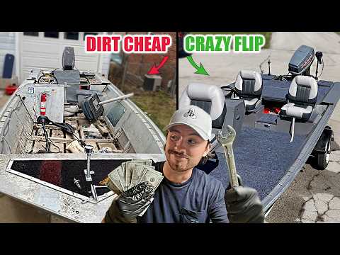 I Bought a $500 Boat and Completely Restored it! (Can I Profit?)