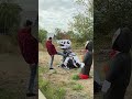 Yard Inflatable Prank On Husband