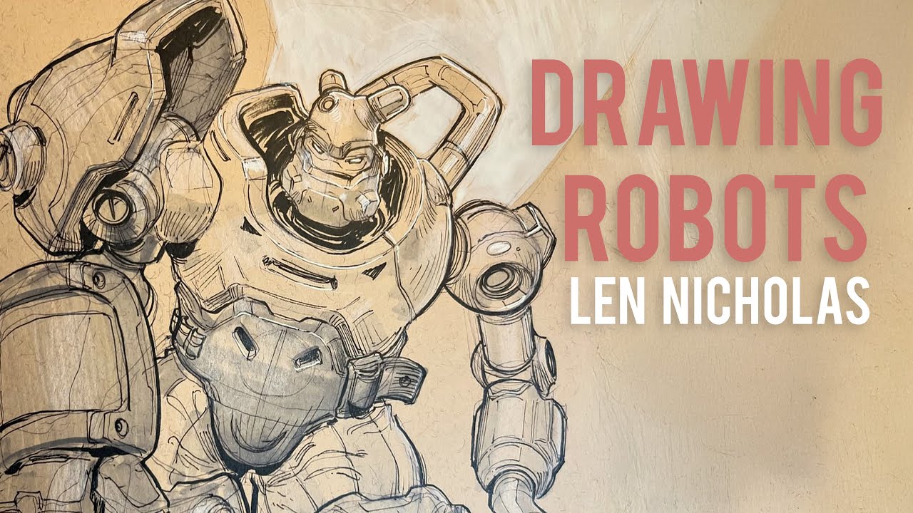 Drawing Robots and Mecha with Lens Nicholas