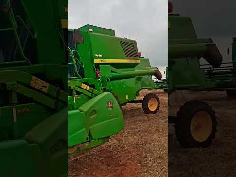 Acompanho colheita soja em Terra Roxa SP #johndeere #agro #colheita #farming #soyabean #saopaulo