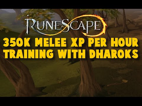 Runescape: 350K Melee Xp Per Hour - Training With Dharoks - iAm Naveed Runescape 2015