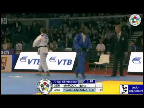 Iljana Marzok (GER) - Carine Ngarlemdana (CHA) [-70kg]